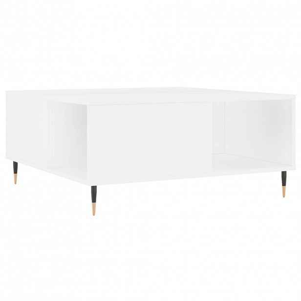 vidaXL Konferenční stolek bílý 80 x 80 x 36,5 cm kompozitní dřevo