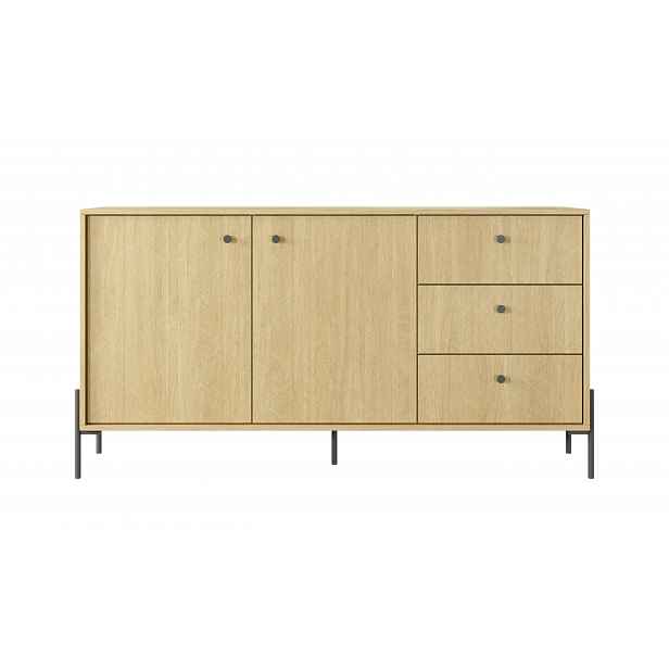 Komoda v dekoru dub SCANDI 153 2D3S