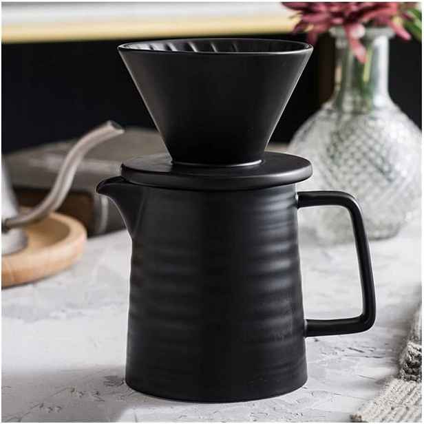 Lis na kávu Keramická káva Dripper 1-2 šálků Coffee Dip filtr