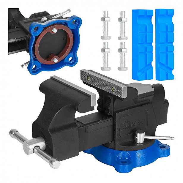 Otočný Svěrák 5 125 MM Heavy Duty Dílenský, Robustní Nástroj