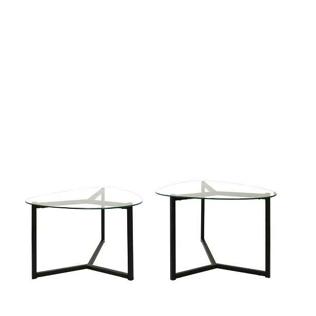 Sada konferenčních stolků Bellisimo Black, 2 ks