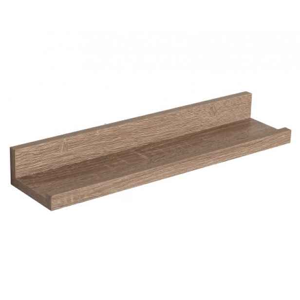 Police na zeď Larisa, 40 cm, dub sonoma