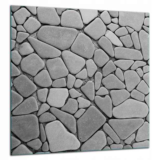 Skleněná Ochranná Deska Panel Lepidlo 60x65 Kameny