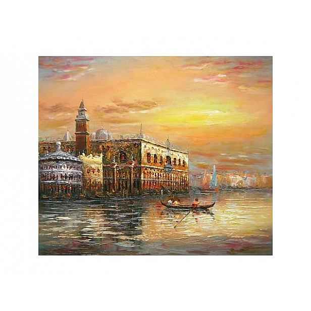 Obraz - Benátky v západu slunce
