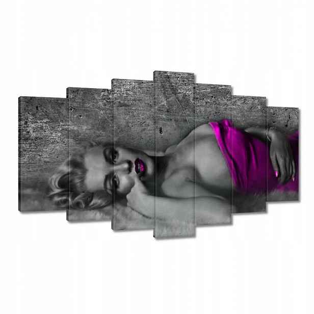 Obrazy 140x80 Růžová Marilyn Monroe