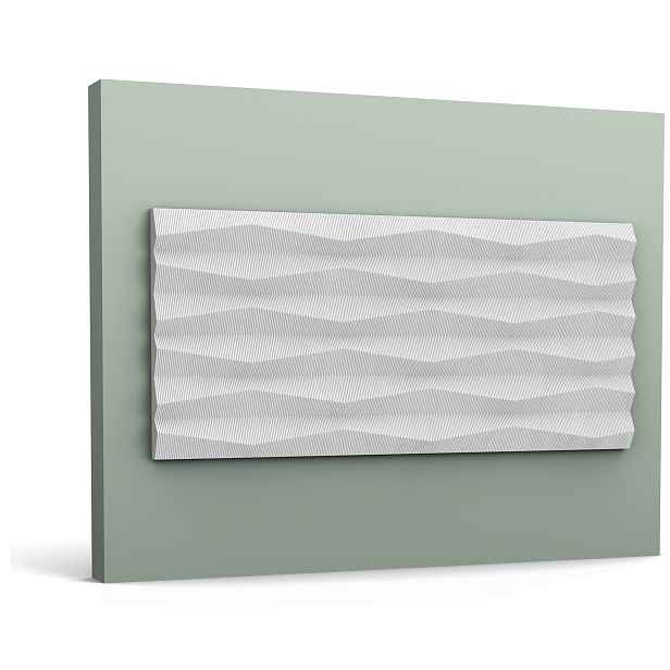 ORAC dekorační prvek W112, 3d panel 200x25x2 cm, bílá, ORAC Decor