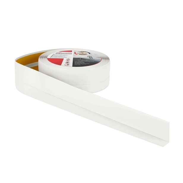 Pvc dokončovací lišta 40x25 mm Bílá samolepicí 15 m pružná