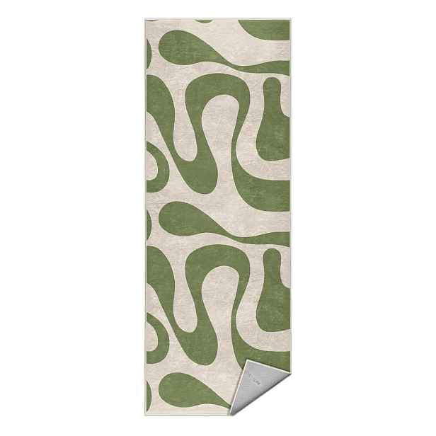Zelený pratelný běhoun 60x230 cm Matcha Latte – Mila Home