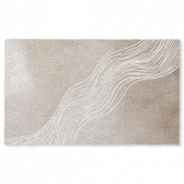 MuchoWow ROHOŽKA Vlnité linie - Plynulé - Pískové barvy 150x90 cm