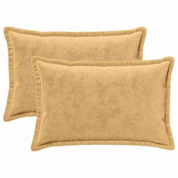 vidaXL Polštář s polštářem HOUTEN 2 ks Taupe Flanel