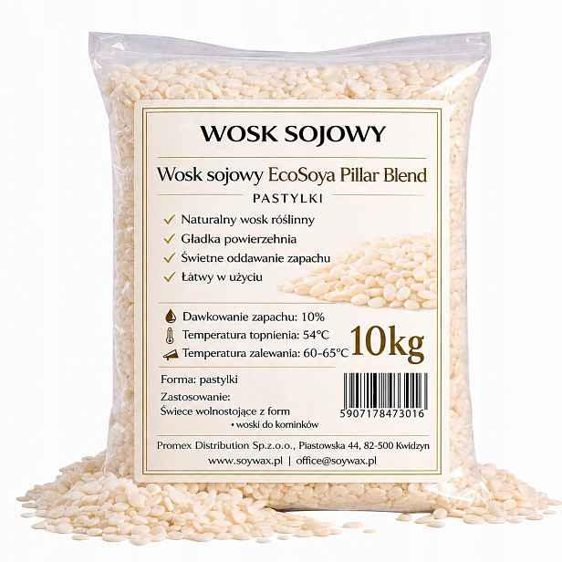 Vosk EcoSoya Pillar Blend pastilky 10 kg