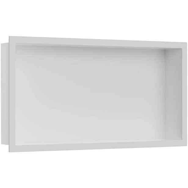 Zápustná polička/nika s okrajem do obkladu - bílá matná - 60x30x10 cm