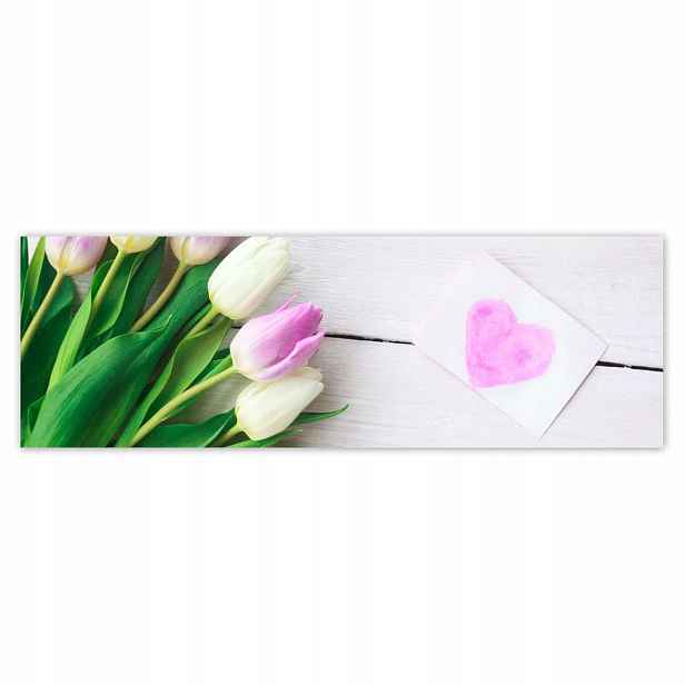 Plakáty 200x66 Jemné tulipány