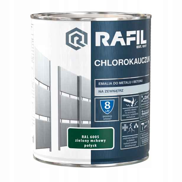 Rafil Chlorkaučukový Smalt 5 L Zelený Mechový Ral 6005 Lesk