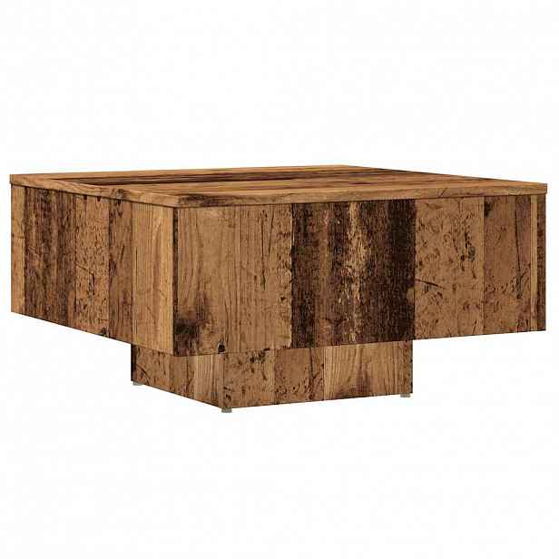 vidaXL Konferenční stolek old wood 60 x 60 x 31,5 cm kompozitní dřevo