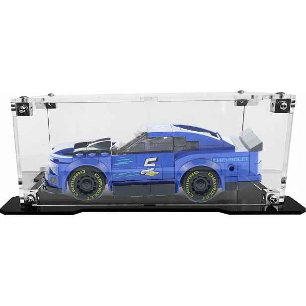 Vitrína s černou základnou pro sadu Lego 75891 Chevrolet Camaro ZL1