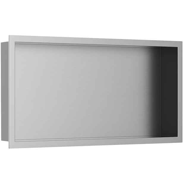Zápustná polička/nika s okrajem do obkladu - nerezová  - 60x30x10 cm