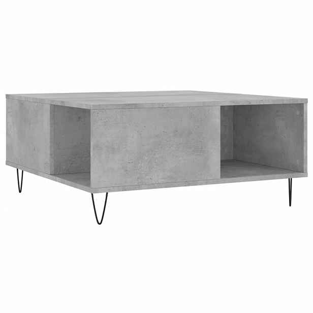 vidaXL Konferenční stolek betonově šedý 80x80x36,5 cm kompozitní dřevo
