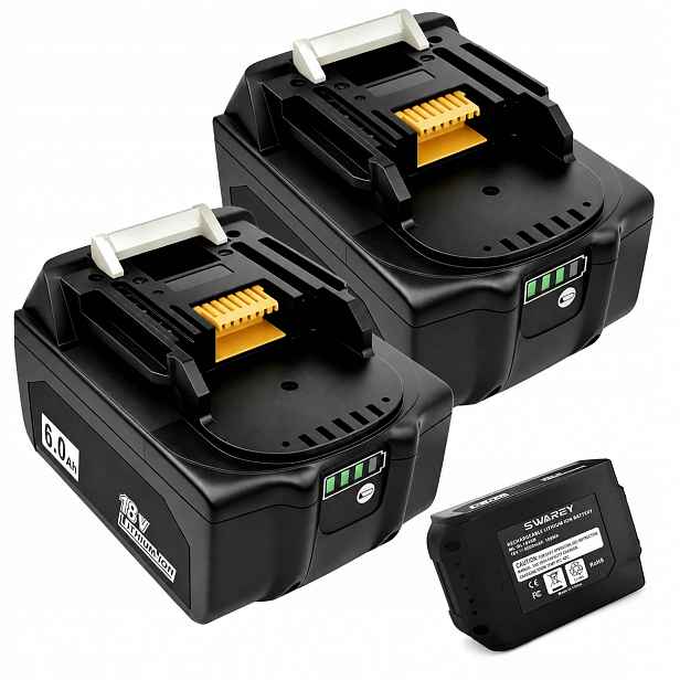 2x Náhradní baterie pro Makita 18V BL1840B BL1850 BL1860B Li-Ion