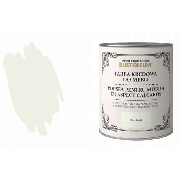 Barva Křídová Barva Na Nábytek Rustoleum Bílá 125 ML Bílá Křída Chalk White