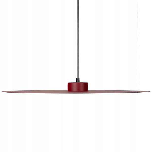 Milagro Závěsná lampa Piatto Burgund 1xGX53 Fi 55 cm nad stůl do obývacího pokoje