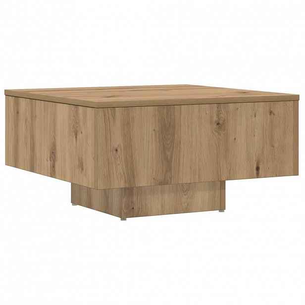 vidaXL Konferenční stolek dub artisan 60x60x31,5 cm kompozitní dřevo