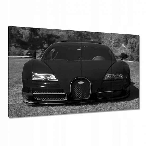 Obrazy 120x80 Černé Bugatti Auto