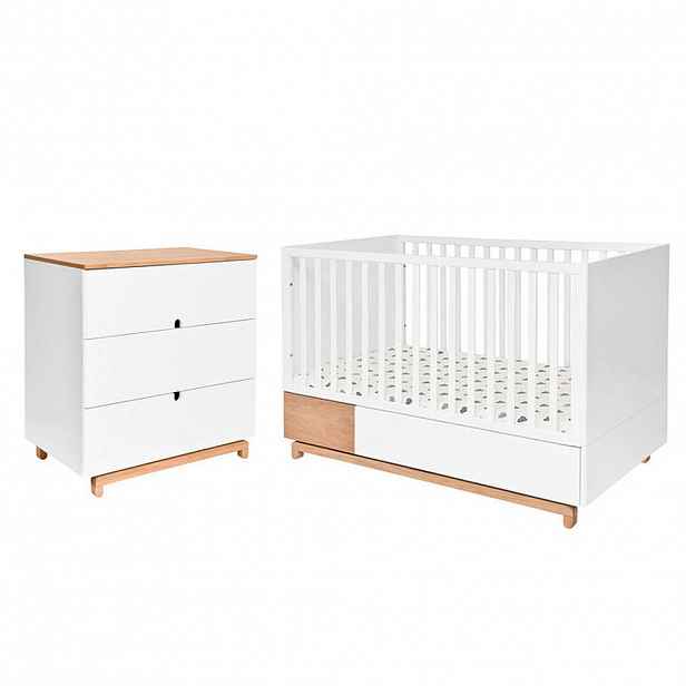 Petits-meubles POKOJ PRO MIMINKO 2DÍLNÝ Bílá a dřevo