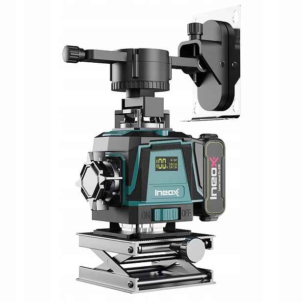 Křížový laser 4D 360 Laserová rovinná vodováha Stativ Pilot PL-02T
