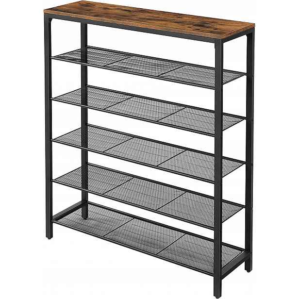 Regál botník industriální 100 cm Loft