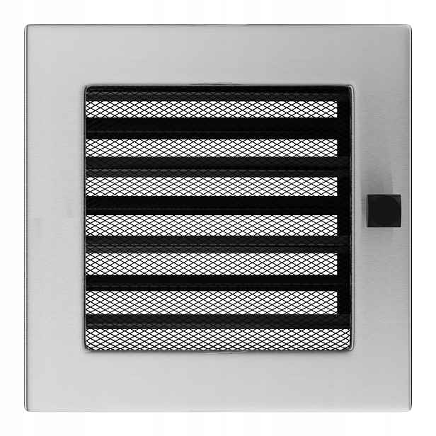 Ventilační krbová mřížka 17x17 Brousek Žaluzie