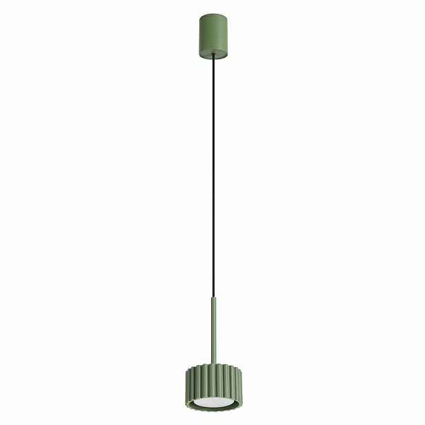 Závěsná lampa Aura 1 zelená olivová Gx53 Stropní převislé osvětlení Sollux