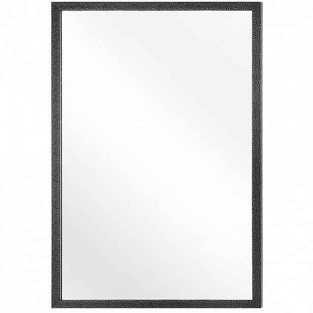 Beliani NÁSTĚNNÉ ZRCADLO černé obdélníkové 60/90 cm Morlaix