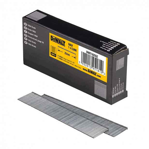 DeWALT - Hřebíky 25 mm, 5000 ks DNBT1825GZ