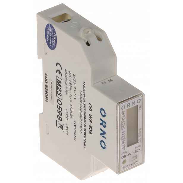 Elektroměr OR-WE-526 Jednofázový Orno