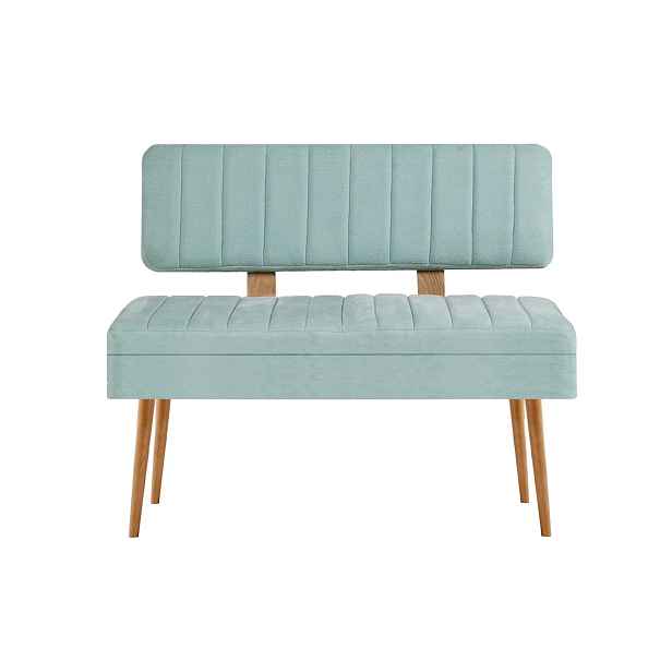 Kalune Design Lavice VINA II s úložným prostorem 110 cm borovice atlantic/pistáciově zelená