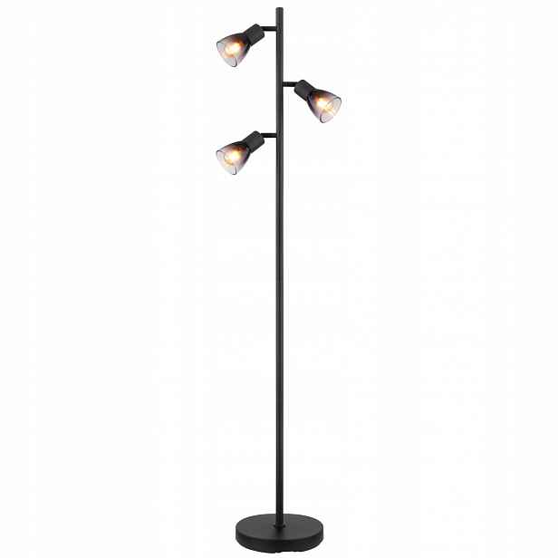 Stojací podlahová lampa s reflektory 3xE14 Černá, kovová Globo Lighting