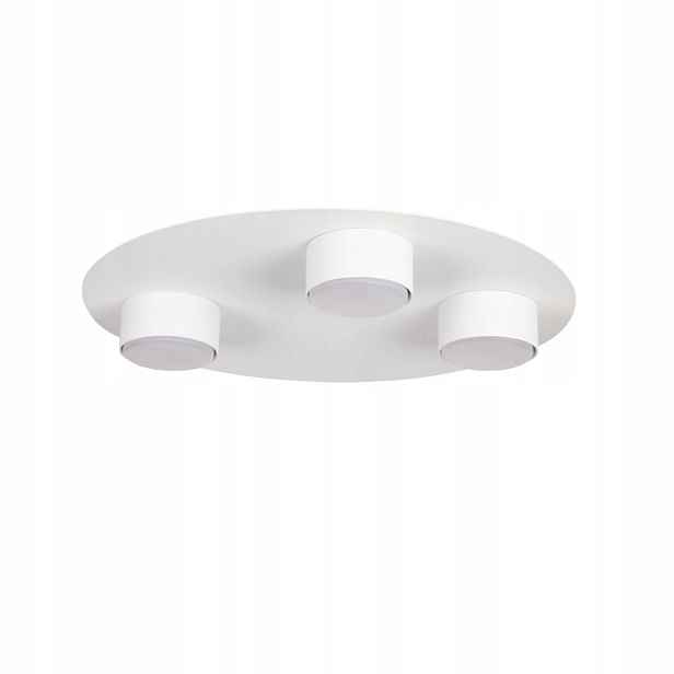 Stropní kruhová Star bílá 3xGX53 12W nástěnná ocelová pro Sigma Lighting