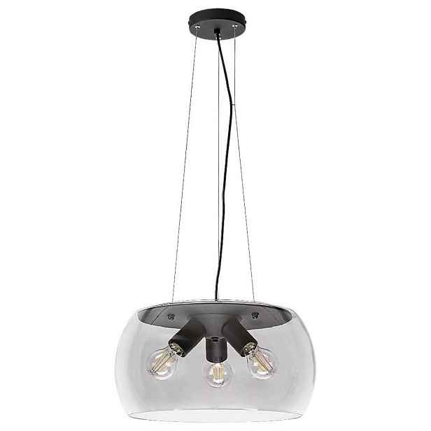 Moderní kouřová závěsná lampa do obývacího pokoje
