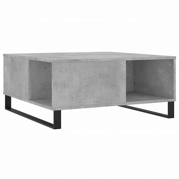 vidaXL Konferenční stolek betonově šedý 80x80x36,5 cm kompozitní dřevo