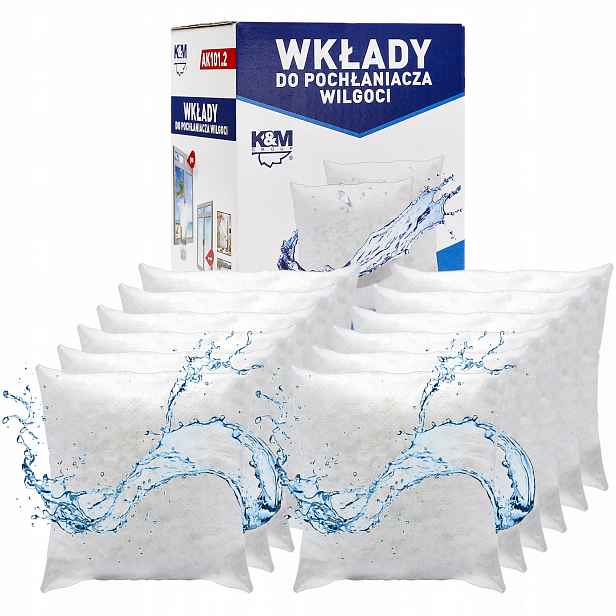 K&m Náplně do pohlcovače vlhkosti 280 g x 12 Ks, Silné!