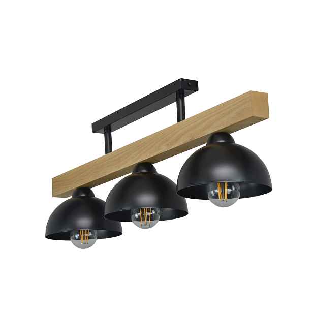 Lampa Stropní Svítidlo Na Strop Do Kuchyně Led E27 Do Obývacího Pokoje, Dřevěný Nosník