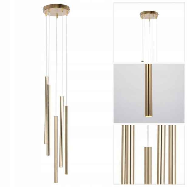 Závěsná lampa zlatá Sopel Lux moderní nad jídelní stůl Sigma Lighting