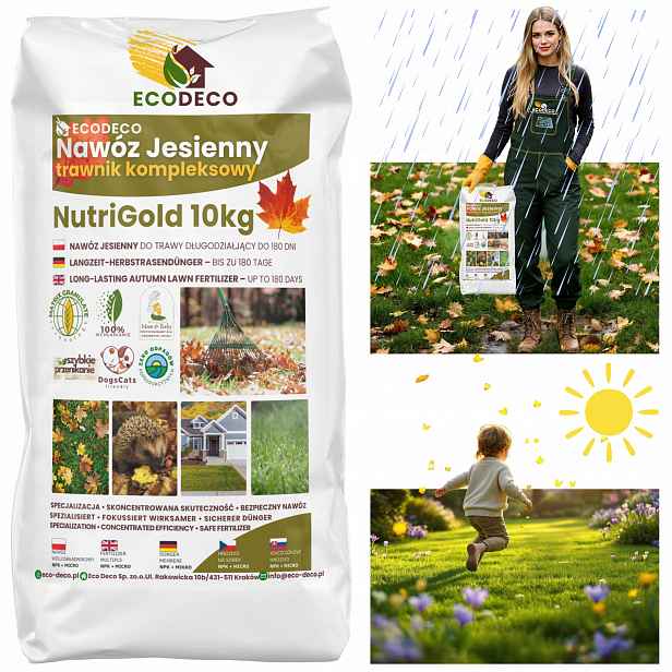 Podzimní hnojivo na Trávy 10 kg vícesložkové granulované Complex