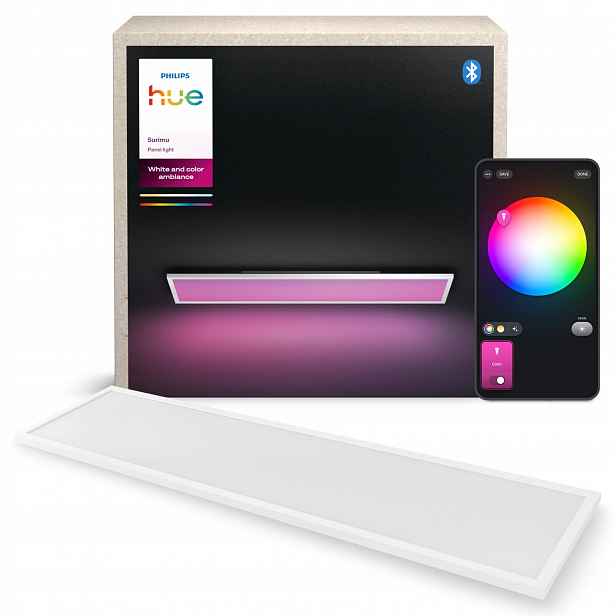 Led panel Stropní Svítidlo 120x30 White and Color Ambiance Surimu Philips Hue