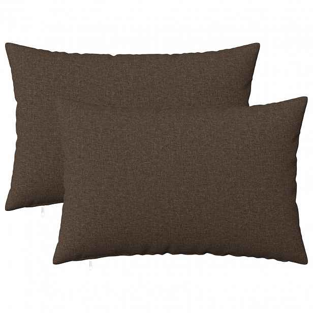 vidaXL Polštář s polštářem HEERLEN 2 ks Taupe Textil