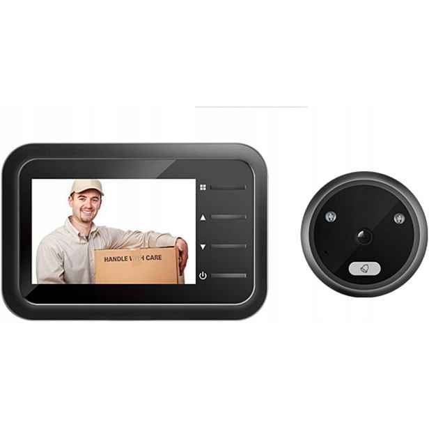Kukátko Do Dveří S Kamerou 2,8 Palce LCD Zvonek Nahrávání Fotografií