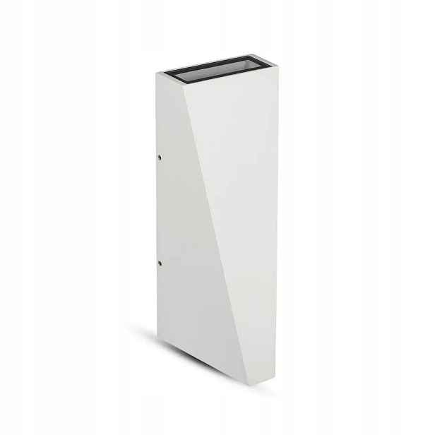 V-tac Led venkovní fasádní nástěnné svítidlo 4W bílé IP65 3000K 450lm