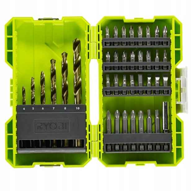 Ryobi 38-dílná sada pro vrtání a šroubování Univerzální RAK38SDD