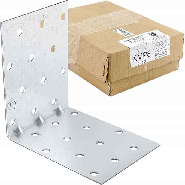 Montážní úhelník průchozí KMP8 80x80x60x1,5 50ks